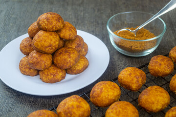 palm cheese cookies, delicious food that has a sweet and savory taste