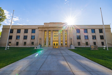Fototapeta na wymiar Sunny view of the Supreme Court