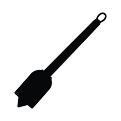 Bits paddle or spade icon