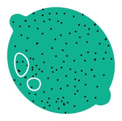 Lime organic and natural ingredient, citrus fruit