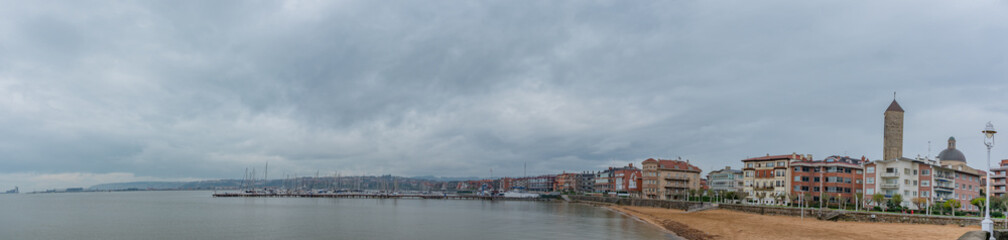 Fototapeta premium view of the city