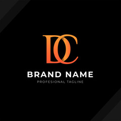 Professional D and C letter lo