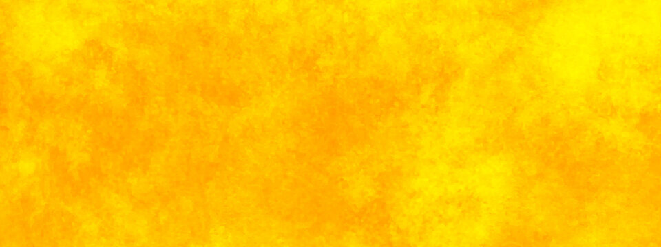 Blurry and fluffy orange or yellow background with smoke, bright and shinny yellow or orange  watercolor shades grunge background with space, yellow or orange background for any design and wallpaper.	