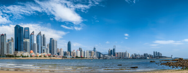 China Qingdao city architectural landscape