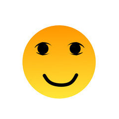 Emoji cute sticker vector