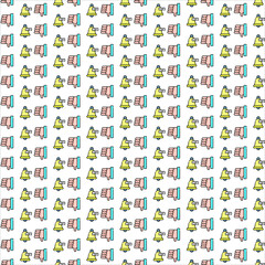 seamless pattern with numbers