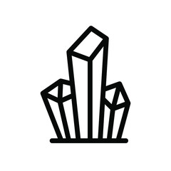 mineral icon illustratin vector graphic