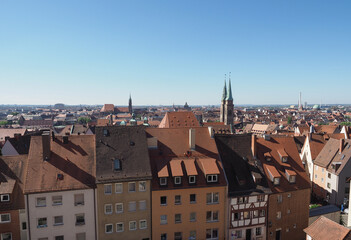 Aerial view of Nuernberg