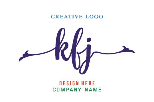 KFJ lettering, perfect for company logos, offices, campuses, schools, religious education