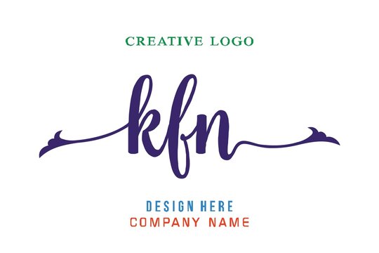KFN lettering, perfect for company logos, offices, campuses, schools, religious education