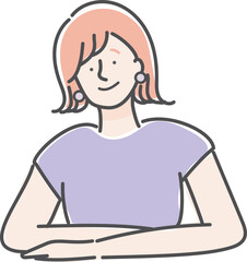 女性　ポーズ　イラスト