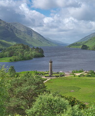 Glenfinnan Monument and beautiful Loch Shiel