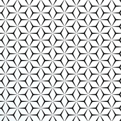 Black cub and abstract white background 