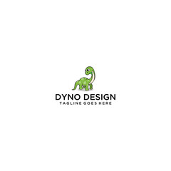 Dyno Playful Fun Logo Sign Design