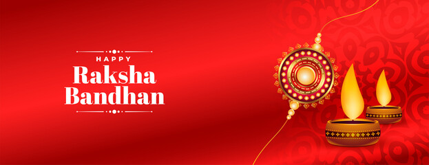 traditional raksha bandhan festival decorated background