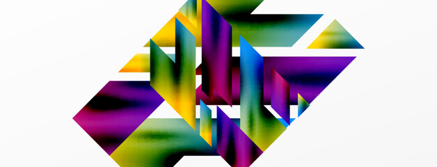 Modern trendy minimalist abstract background. Geometric pattern design, 3d and shadow effects. Vector Illustration