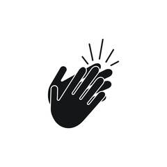 Obraz premium Applause icon, hand gesture template