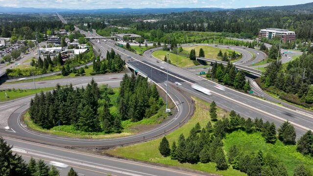 217 south and 26 west interchange located in Beaverton Oregon