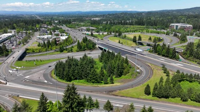 217 south and 26 west interchange located in Beaverton Oregon