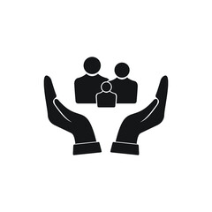 Family Icon - two hands icon