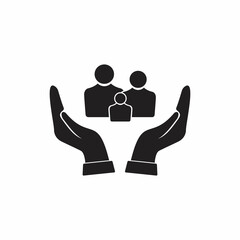 Family Icon - two hands icon