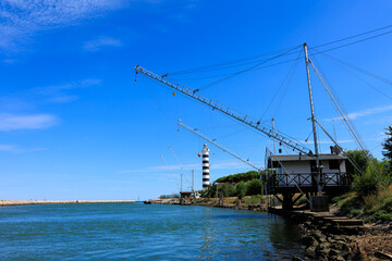 Fototapeta premium Jesolo lighthouse near Venice, Veneto, Italy.
