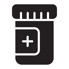 medicine glyph icon