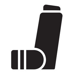 asthma glyph icon