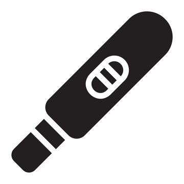 Pregnancy Test Glyph Icon