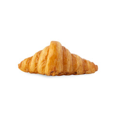 Croissant isolated on white background with clipping path.
