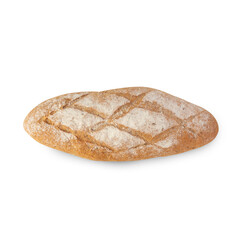 Bread isolated on white background with clipping path.