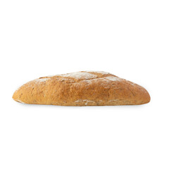 Bread isolated on white background with clipping path.