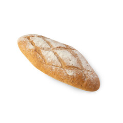 Bread isolated on white background with clipping path.
