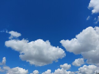 blue sky with clouds