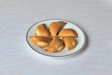 Very tasty sochni with cottage cheese filling