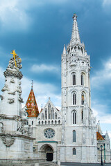 Fototapeta premium Budapest, Hungary, Church, Cathedral, Matthias, 