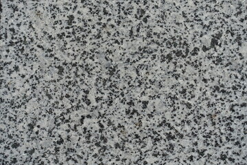 Close view of black and white polished granite stone