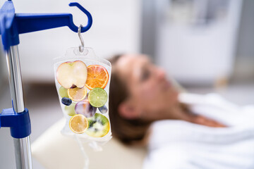 IV Drip Vitamin Infuser Therapy Solution