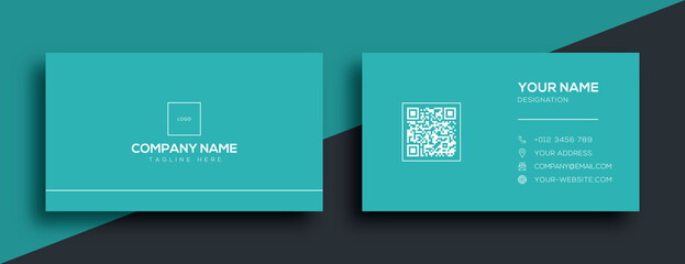 Business card design template, Clean professional business card template, visiting card, business card template.