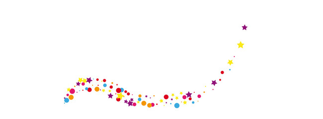 Bright Element Background White Vector. Round Abstract Template. Multicolored Fiesta. Colorful Confetti Anniversary. Circle Fun Card.