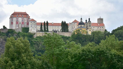 Naklejka premium castle Vranov na Dyji near town Znojmo in Czech republic