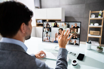 Online Video Conference Webinar Meeting HR