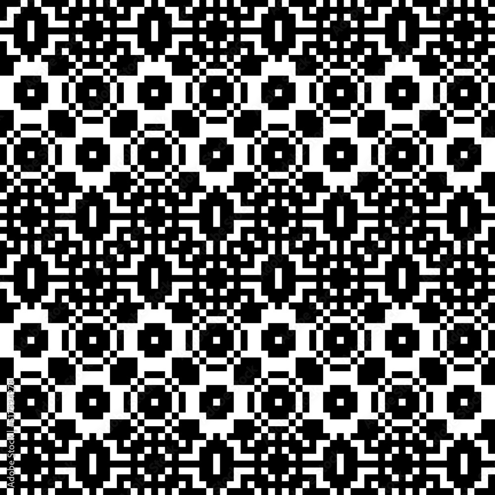 Aufkleber pattern is simple. vector texture from ornamental and decorative tiles.