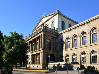 Fototapeta na wymiar Historical Opera House in Hannover, the Capital City of Lower Saxony