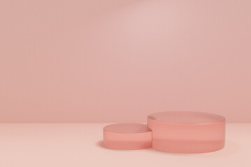 3D pink background