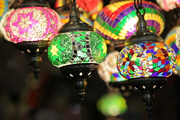 colorful christmas lights