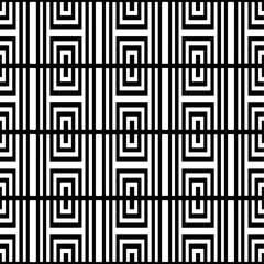 
Abstract background with black and white pattern. Unique geometric vector swatch. Perfect for site backdrop, wrapping paper, wallpaper, textile and surface design. 