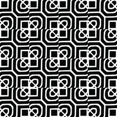 
Abstract background with black and white pattern. Unique geometric vector swatch. Perfect for site backdrop, wrapping paper, wallpaper, textile and surface design. 
