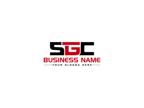 Monogram SGC Logo Icon, Colorful SG s g c Logo Letter Vector Image With Three Alphabet Letter Business Symbol For You