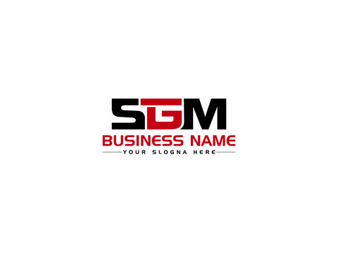 Monogram SGM Logo Icon, Colorful SG s g m Logo Letter Vector Image With Three Alphabet Letter Business Symbol For You